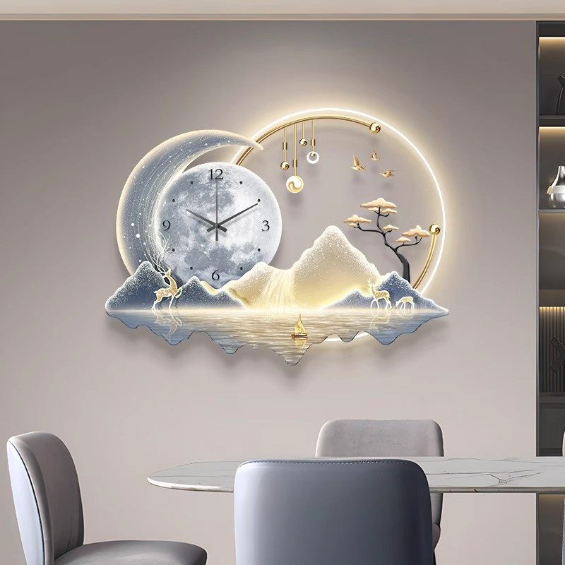 Art Mural Led Clock Wall Luxur - đánh giá và giá Luxury Lifestyle Aesthetic